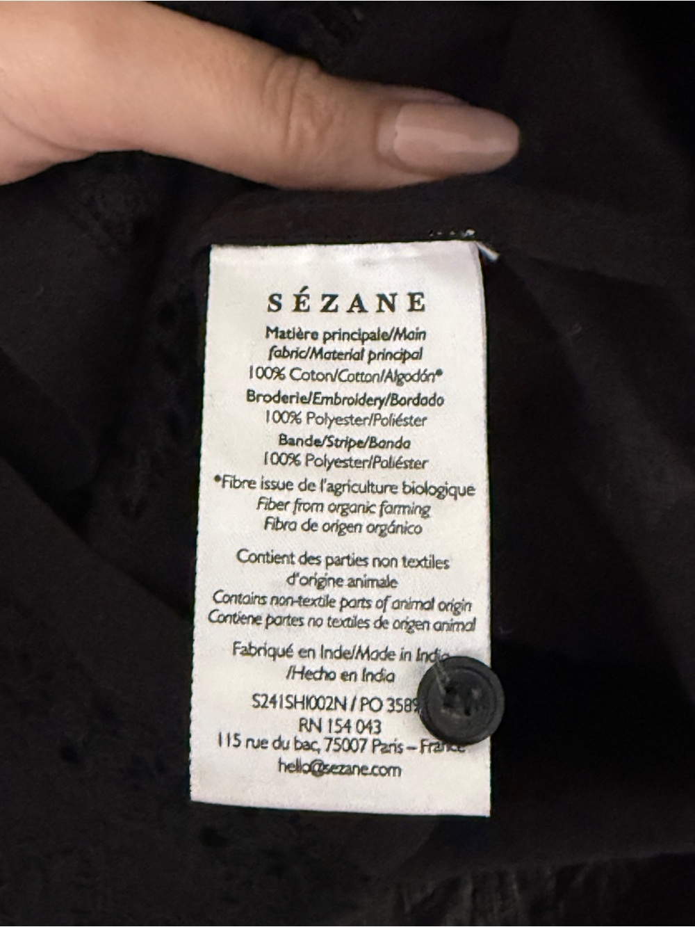 Sezane Rym Shirt - Picture 8 of 8